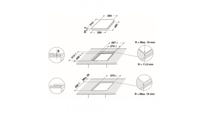 Induktsioonpliidiplaat Whirlpool WS Q0530 NE