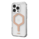 Urban Armor Gear Plyo mobile phone case 16 cm (6.3&quot;) Cover Rose gold, Transparent