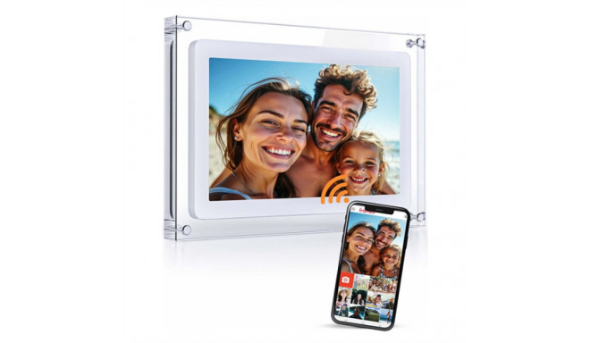 Frameo Digital Photo Frame HF-A101 Acryl Black 10.1 Inch