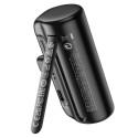 HOCO powerbank 5 000 mAh with built-in connector Lightning 2A J106 black