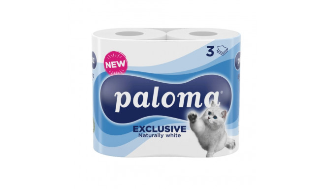 Toilet paper 3-ply PALOMA Exclusive 4 rolls