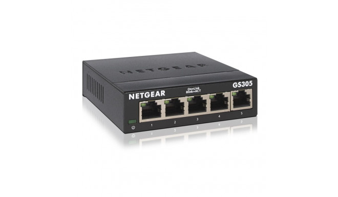 Ethernet Switch - Netgear Gs305 Gigabit Ethernet Black