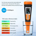 Ivy Aqua P3 Profesionālā sērija 3-in-1 ūdens un šķidrumu testers TDS / EC temperatūras krāsu LCD mel