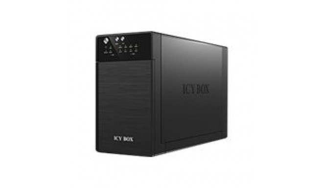 ICYBOX IB-RD3620SU3 IcyBox External RAID system for 2x3,5 SATA I/II/III, USB 3.0, eSATA, Black