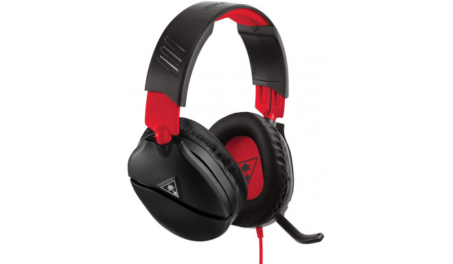 Turtle Beach kõrvaklapid + mikrofon Recon 70, must/punane