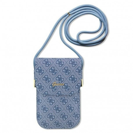 Guess Handbag GUOWBP4SNSB blue|blue 4G Metal Script Logo