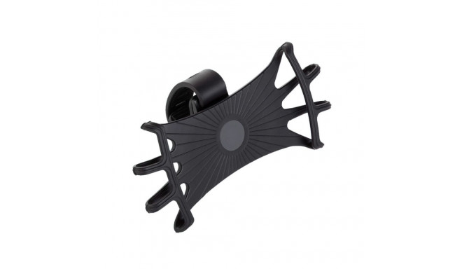 Swivel silicone bike holder - black