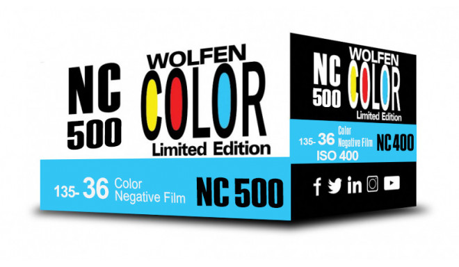 Orwo film Wolfen NC500 400/36 (avatud pakend)