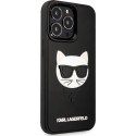 Karl Lagerfeld case 3D Rubber Choupette Apple iPhone 13 Pro, black