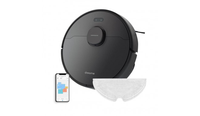 Dreame Robot D9 Max (Gen 2) Nutikas Robot Tolmuimeja 6000pa Puhastus Koos Niiske Mopiga Must