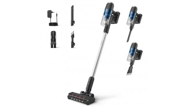 Philips 3000 series XC3032/01 stick vacuum/electric broom Battery Dry Bagless Black, Blue