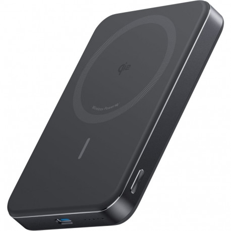 Anker akupank 10000mAh MagGo Slim, must