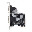 Interface Card - Gembird SPC-22 RS-232 PCIe Adapter Black