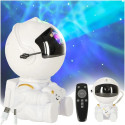 Elight A2 Sitting Astronout 360 degree Rotate Head Star Sky & Nebula projector with Remote White