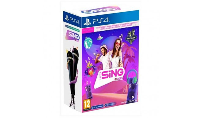 GAME Let&#039;s Sing 2025 Standard German, English, Spanish, French, Italian PlayStation 4