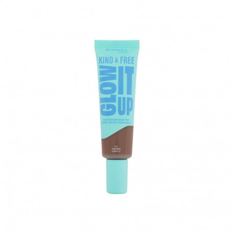 Rimmel London Kind & Free Glow It Up Moisturising Skin Tint (30ml) (510 Cinnamon)