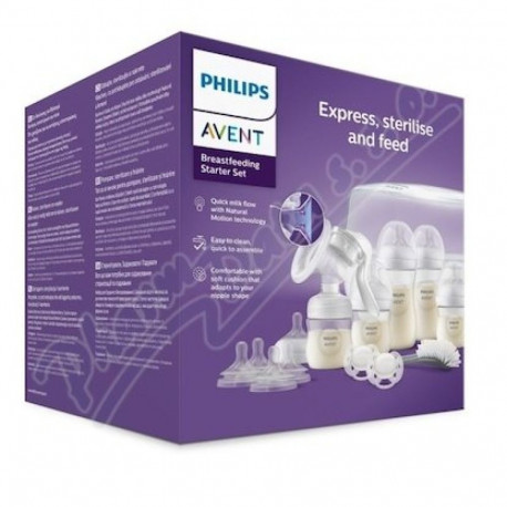 Philips Avent SCD430/50 Manual Breast Pump Gift Set