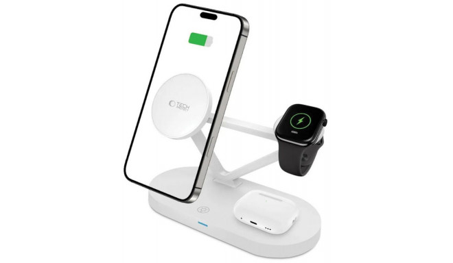 Tech-Protect wireless charger A41 3in1 QI15W, white