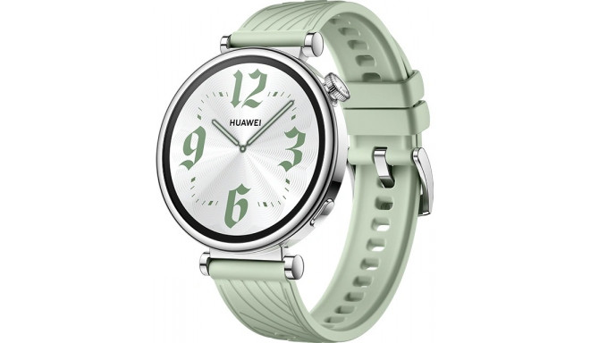 Huawei Watch GT 4 41mm, hõbedane/roheline