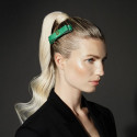 Balmain juukseklamber Barrette Bow FW22, roheline