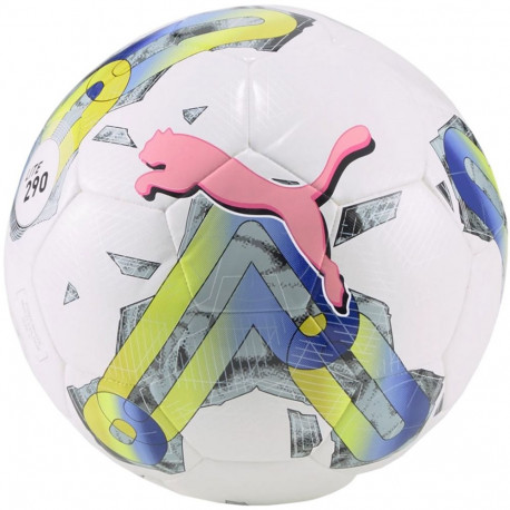 Puma jalgpall Orbita 5 Hybrid Lite 290 83785 01 4, valge-roheline-roosa
