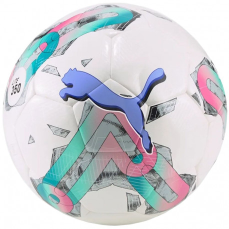 Puma jalgpall Orbita 5 Hybrid Lite 350 83784 01 5, valge-roheline-roosa