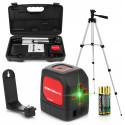 Roheline Ristjoonlaser 30 m, komplekt statiiviga