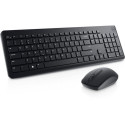 Dell Keyboard and Mouse KM3322W Keyboard and Mouse Set  Wireless  Batteries included  RU  Black