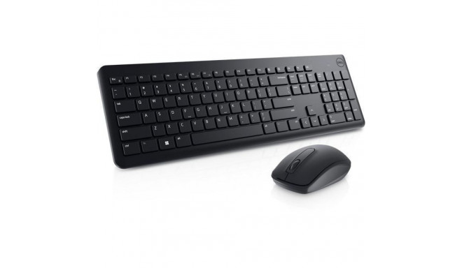 Dell Keyboard and Mouse KM3322W Keyboard and Mouse Set  Wireless  Batteries included  RU  Black