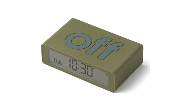 Lexon Flip Mini kahepoolne äratuskell khaki LR158K9