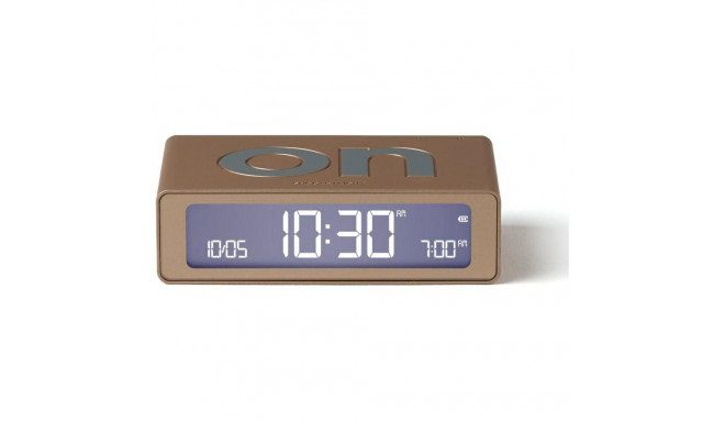 Lexon Flip Mini Dual-Sided Alarm Clock soft gold LR158D1