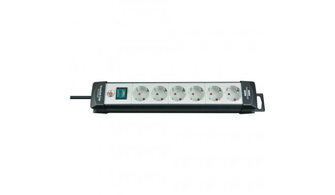 Brennenstuhl Premium-Line surge protector power strip 6 sockets 3 m black-gray (1951560100)