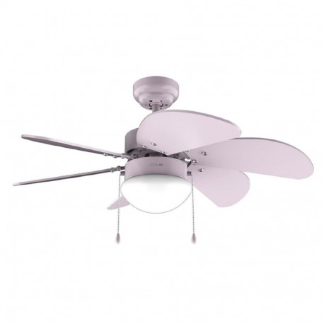 Ceiling Fan with Light Cecotec EnergySilence Aero 3600 Vision Full Lilac 50 W