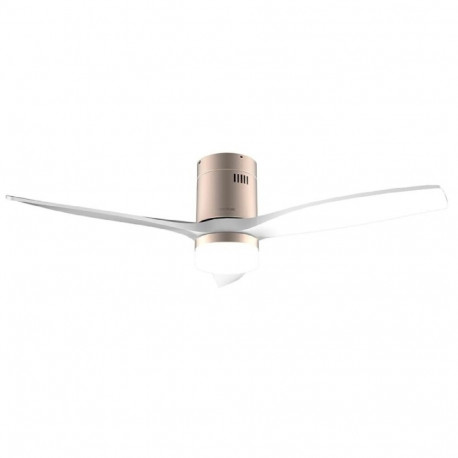 Ceiling Fan with Light Cecotec EnergySilence Aero 5600 Aqua White Brown Golden 18 W 40 W