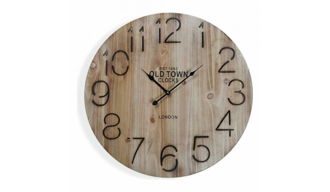 Wall Clock Old Town Wood (4,5 x 58 x 58 cm)