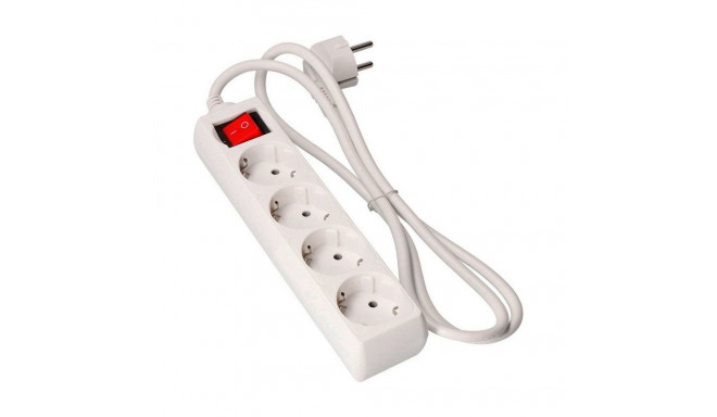 4-socket plugboard with power switch EDM 41010 Schuko (1,5 m)
