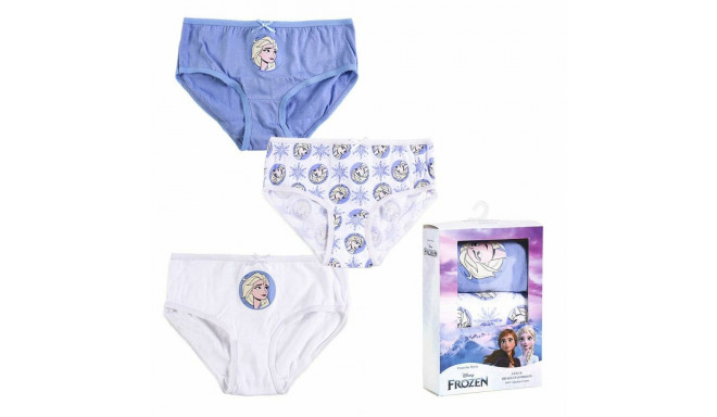 Pack of Girls Knickers Frozen 3 Units Multicolour - 6-8 Years