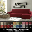 Chaise longue cover with short right arm Sofaskins NIAGARA 210 - 340 cm - Fuchsia