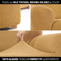 Cover for chaise longue with long left arm Sofaskins NIAGARA 210 - 340 cm - Fuchsia