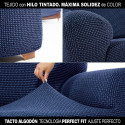 Cover for chaise longue with long left arm Sofaskins NIAGARA 210 - 340 cm - Fuchsia