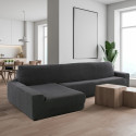 Cover for chaise longue with long left arm Sofaskins NIAGARA 210 - 340 cm - Fuchsia