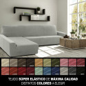 Cover for chaise longue with long left arm Sofaskins NIAGARA 210 - 340 cm - Fuchsia