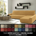 Pārsegs atpūtas krēslam ar garu labo roku Sofaskins NIAGARA 210 - 340 cm - Gaiši Pelēks