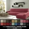 Cover for chaise longue with long right arm Sofaskins NIAGARA 210 - 340 cm - Light Grey