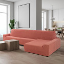 Cover for chaise longue with long right arm Sofaskins NIAGARA 210 - 340 cm - Light Grey