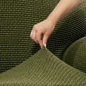 Cover for chaise longue with long right arm Sofaskins NIAGARA 210 - 340 cm - Light Grey