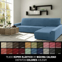Pārsegs atpūtas krēslam ar garu labo roku Sofaskins NIAGARA 210 - 340 cm - Gaiši Pelēks