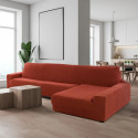 Cover for chaise longue with long right arm Sofaskins NIAGARA 210 - 340 cm - Light Grey