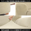 Cover for chaise longue with long right arm Sofaskins NIAGARA 210 - 340 cm - Light Grey