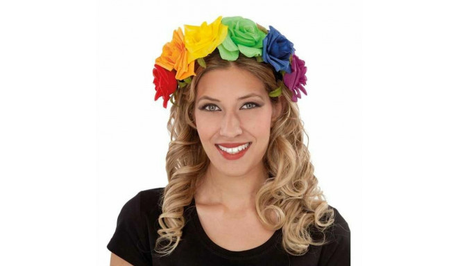 Headband My Other Me Flowers One size Rainbow Adults Multicolour